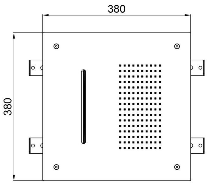 Almar верхний душ shower heads, арт. e044216.mb