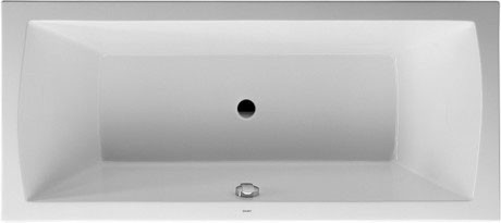Duravit акриловая встраиваемая ванна 1800 х 800, daro, 700028000000000 цвет: белый