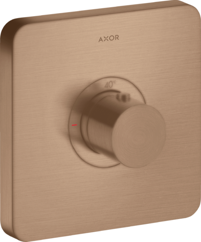 AXOR термостат для душа, ShowerSelect, шлифованное красное золото арт. 36711310