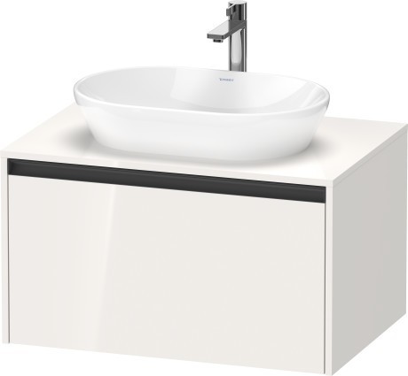 Duravit тумба подвесная под раковину 550 мм х 800 мм х 459 мм, ketho.2, k24885022220000 цвет: белый глянцевый