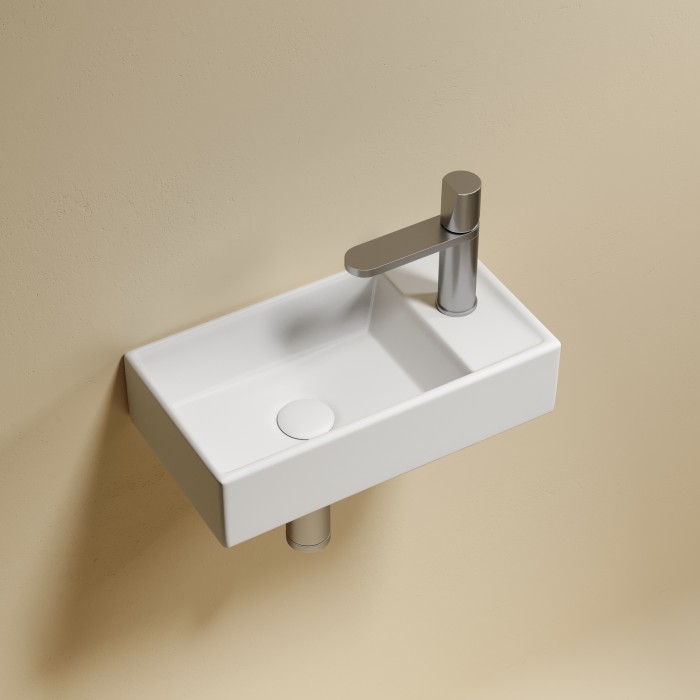 Ceramicanova раковина подвесная element, cn6051lmw цвет: белый