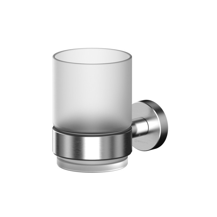 Стакан для зубных щеток, подвесной, Whitecross Ergo nickel brushed, брашированный никель арт. ER2230NIB