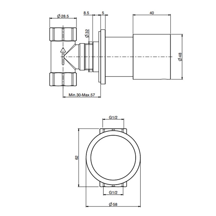 Fima Carlo Frattini запорный вентиль spillo steel, нержавеющая сталь арт. f3093/1inox