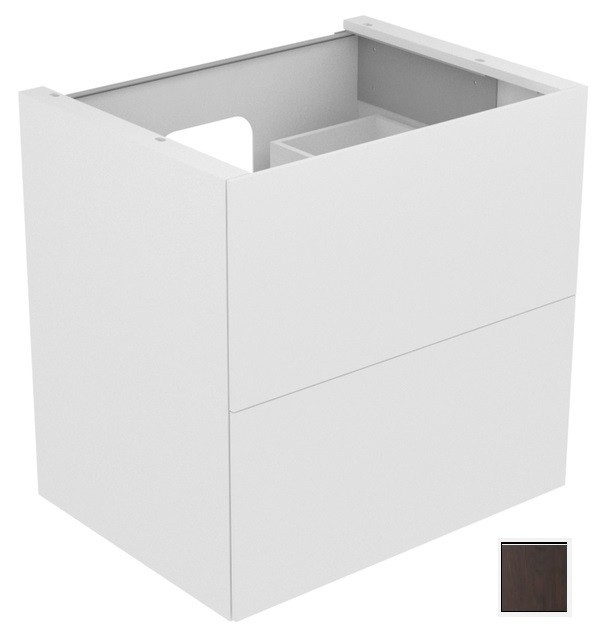 Keuco тумба подвесная под раковину с двумя выдвижными фронтами, edition 11, табачный дуб арт. 31342 850000