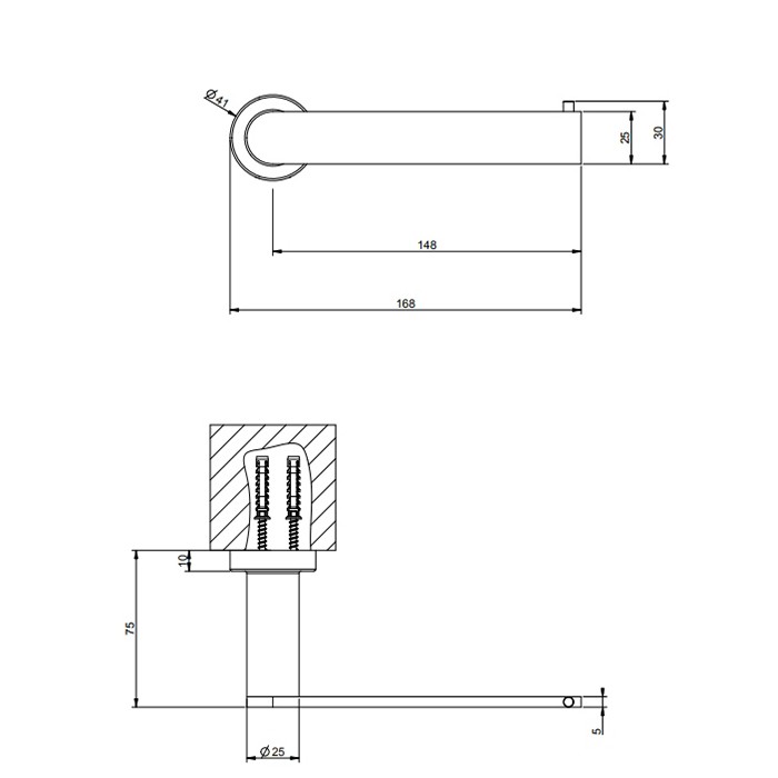 Gessi Держатель для туалетной бумаги., подвесной, Emporio accessories, 38849#031 цвет: хром
