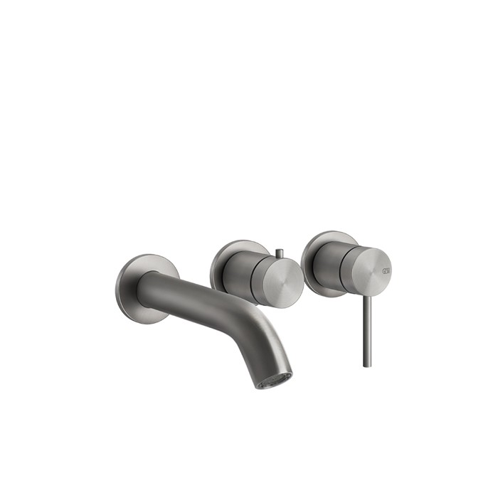 Gessi Смеситель для ванны, встраиваемый, 316, 54140#239 цвет: steel brushed