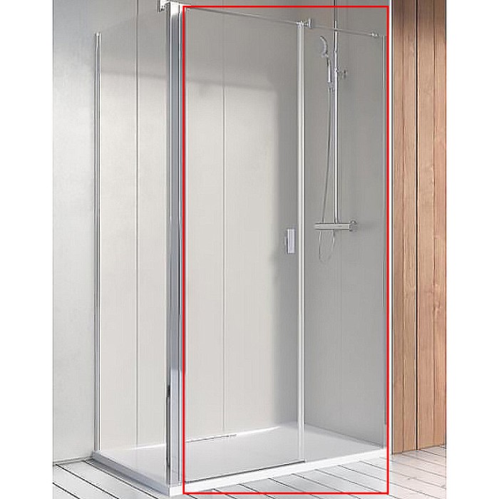 Radaway душевая дверь kds ii 120 r профиль хром стекло прозрачное, Nes - 10033120-01-01R
