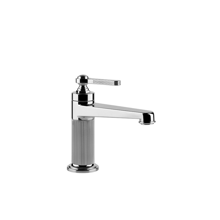 Gessi Смеситель для раковины на 1 отверстие, однорычажный, в комплекте с донным клапаном, Venti20, 65001#031 цвет: хром