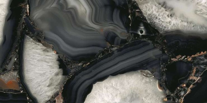 Emil Ceramica керамогранитная плитка AGATE BLACK LAPPATO Tele di marmo precious арт. ELN2