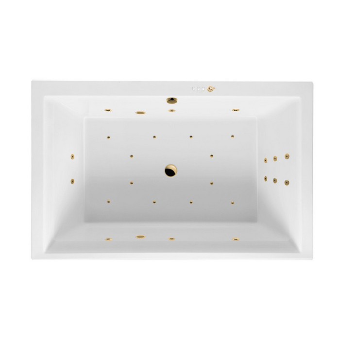 Встраиваемая ванна lux 190x120 ultra, Excellent Crown, золото арт. WAEX.CRO19.ULTRA.GL