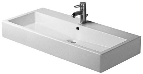 Duravit раковина подвесная 100х47см, vero, 0454100000 цвет: белый