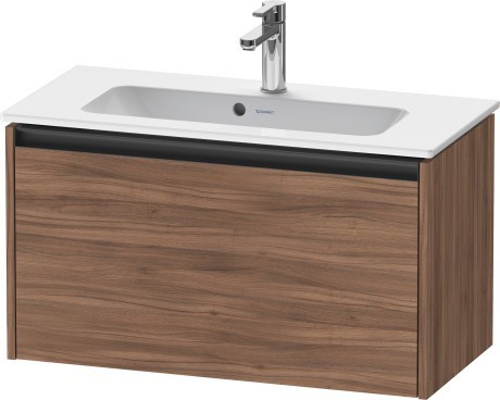 Duravit тумба подвесная под раковину 390 мм х 810 мм х 440 мм, ketho.2, k25056079790000 цвет: орех натуральный