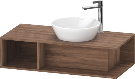 Duravit тумба подвесная под раковину справа 1000 мм х 480 мм, d-neo, de493907979 цвет: орех натуральный