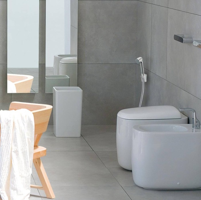 Bossini гигиенический комплект, nikita, хром арт. c04045b.030