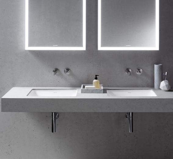 Duravit раковина встраиваемая снизу без отверстий под смеситель, с переливом, starck 3, 03054900001 цвет: белый