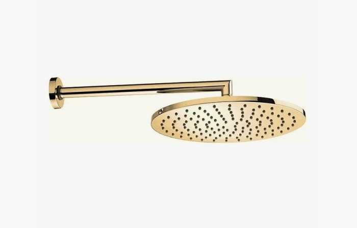 Bossini верхний душ 1 режим 1 режим струи, золото, cosmo, золото арт. h70596i.021