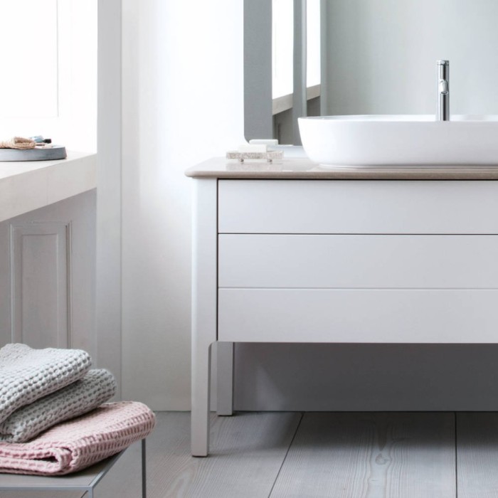 Duravit тумба напольная под столешницу скандинавский, luv, lu956603939 цвет: скандинавский белый