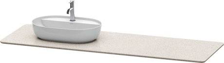 Duravit столешница для раковины кварцевый камень структурный, luv, lu9468l2525
