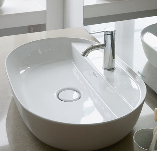 Duravit столешница для раковины кварцевый камень структурный, luv, lu9468l2525