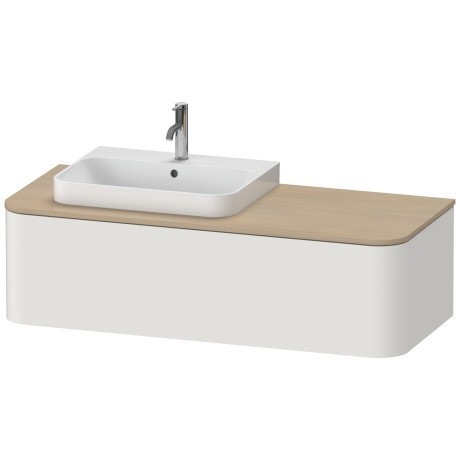 Duravit тумба подвесная для консоли plus скандинавский, happy d.2 plus, hp4942l3939 цвет: скандинавский белый