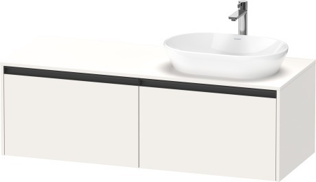 Duravit тумба подвесная под раковину справа 550 мм х 1400 мм х 459 мм, ketho.2, k24888r84840000 цвет: белый суперматовый
