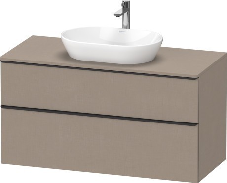 Duravit тумба подвесная под раковину 1200 мм х 550 мм и консолью, d-neo, de496907575 цвет: лён