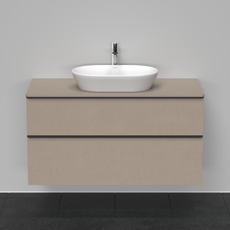 Duravit тумба подвесная под раковину 1200 мм х 550 мм и консолью, d-neo, de496907575 цвет: лён