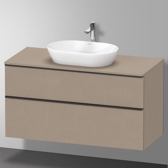 Duravit тумба подвесная под раковину 1200 мм х 550 мм и консолью, d-neo, de496907575 цвет: лён