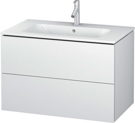 Duravit тумба подвесная под раковину цвет, l-cube, lc 6241 2222 цвет: белый глянцевый