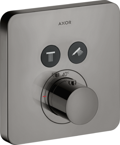 AXOR термостат для душа, ShowerSelect, полированный черный хром арт. 36707330