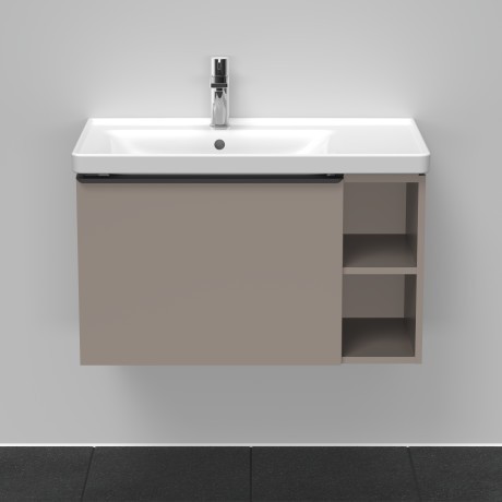 Duravit тумба подвесная под раковину de4258014343 784 мм х 452 мм, d-neo, de425804343 цвет: базальт матовый