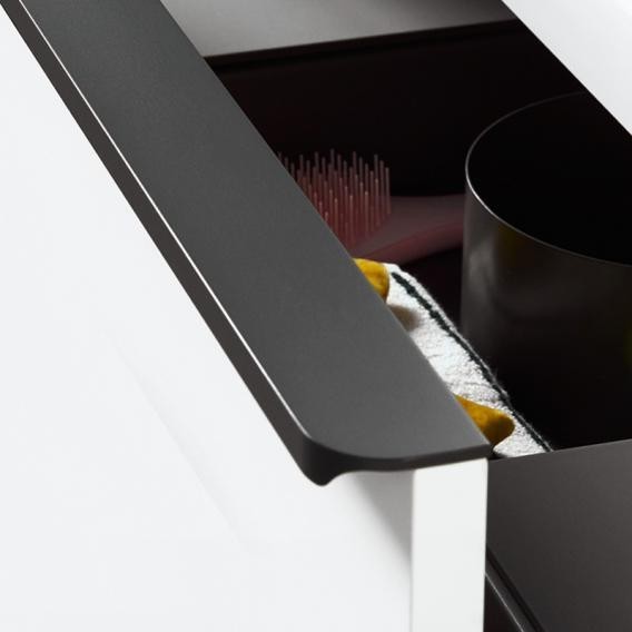 Duravit тумба подвесная под раковину de4258014343 784 мм х 452 мм, d-neo, de425804343 цвет: базальт матовый