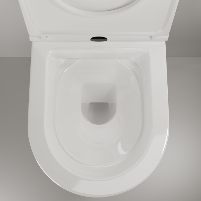 Ceramicanova подвесной унитаз с сиденьем brick, 311010 цвет: белый