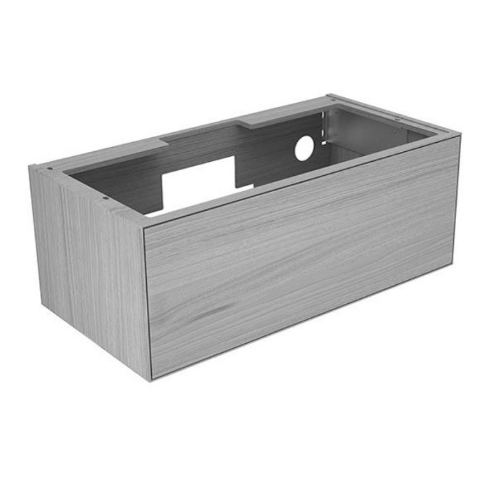 Keuco тумба под умывальник, с внутренним освещением 1050x400x535 мм фасад орех, edition lignatur, арт. 33350 800011