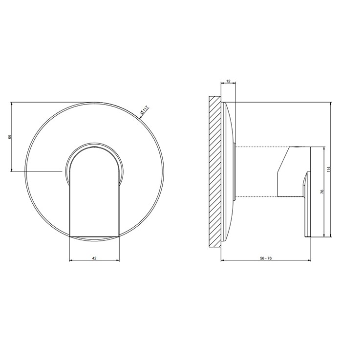 Gessi Смеситель для душа, встраиваемый, Emporio Via manzoni, 38654#031 цвет: хром