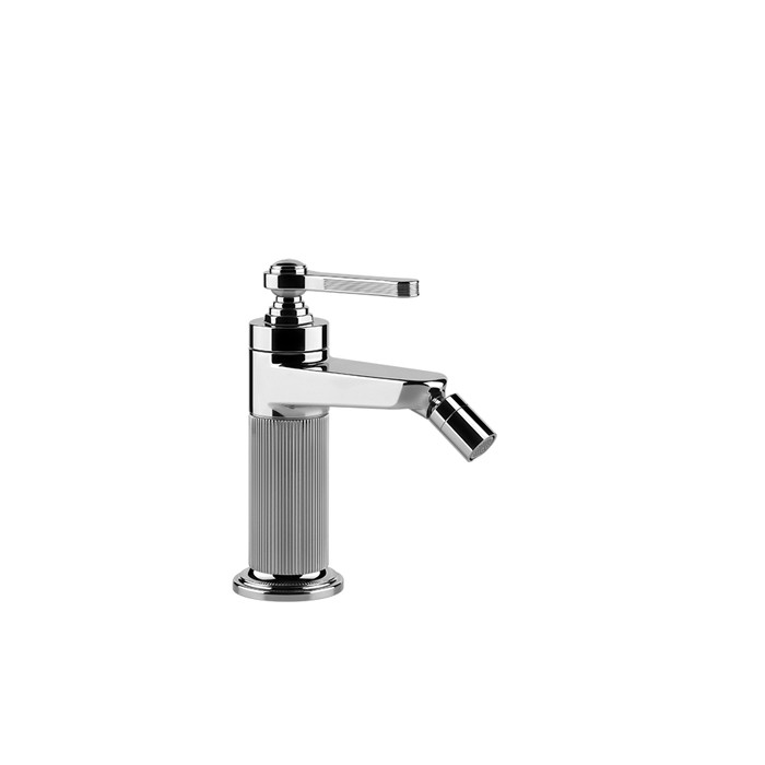 Gessi Смеситель для биде на 1 отверстие, однорычажный, в комплекте с донным клапаном, Venti20, 65007#031 цвет: хром