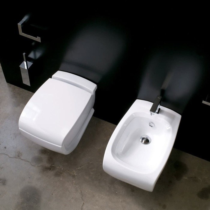 ArtCeram унитаз напольный, hiv002 01 00 hi-line цвет: белый глянцевый