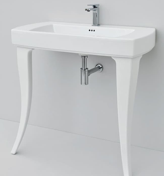 ArtCeram консоль под раковину, jzc002 01 00 jazz цвет: белый глянцевый