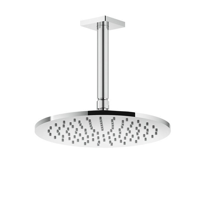 Gessi Потолочная душевая головка шарнирная на 1/2",d250 мм., Rilievo, 59152#031 цвет: хром