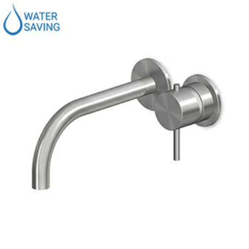 Zucchetti смеситель для раковины, встраиваемый, изилв: 23см, внешняя часть, helm, матовая нержавеющая сталь арт. zhe720.x