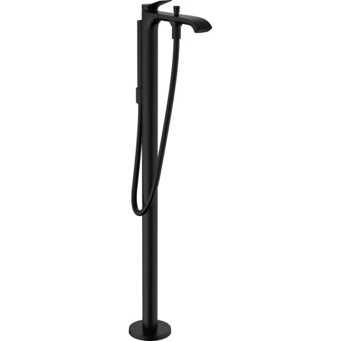 Hansgrohe смеситель напольный для ванны, Vivenis, черный арт. 75445670
