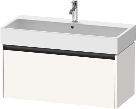 Duravit тумба подвесная под раковину 460 мм х 984 мм х 440 мм, ketho.2, k25078084840000 цвет: белый суперматовый