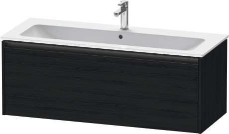 Duravit тумба подвесная под раковину 480 мм х 1210 мм х 440 мм, ketho.2, k25065016160000 цвет: чёрный дуб