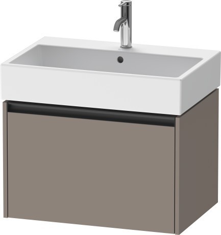 Duravit тумба подвесная под раковину 460 мм х 684 мм х 440 мм, ketho.2, k25076043430000 цвет: базальт матовый