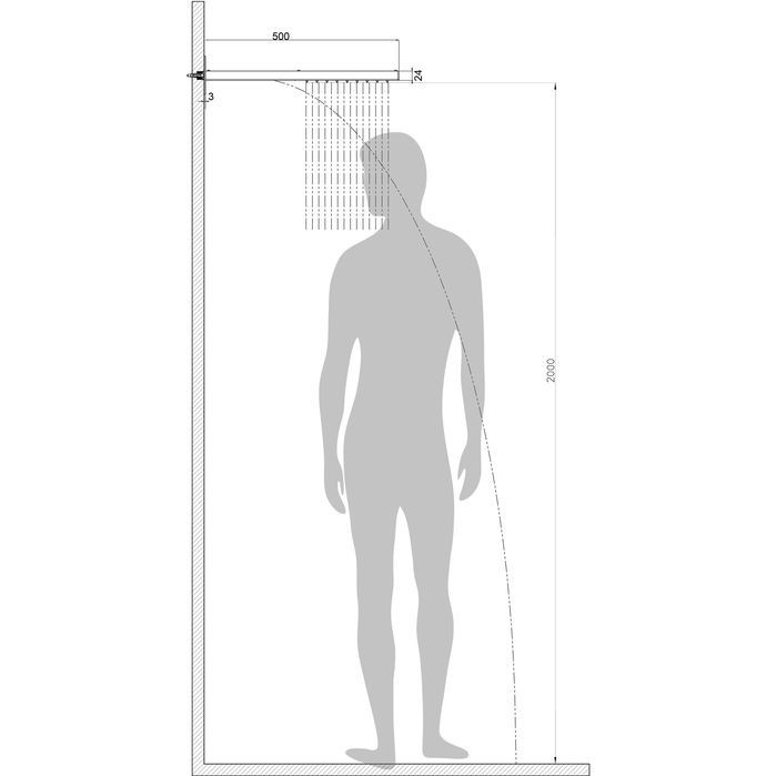 Bossini душевая панель, manhattan2, хром арт. i00570.030