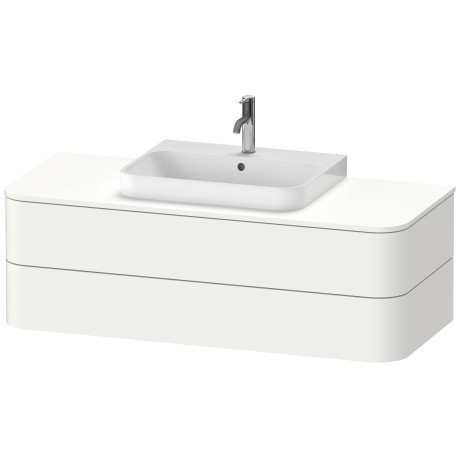 Duravit тумба подвесная для консоли plus шелковисто-матовый, happy d.2 plus, hp497203636 цвет: белый шелковисто-матовый