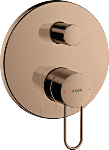 AXOR смеситель для ванны, Uno, красное золото арт. 38428300