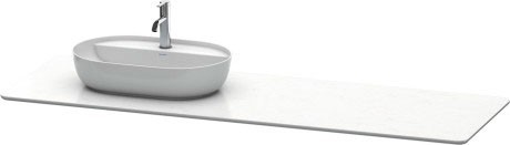 Duravit столешница для раковины кварцевый камень структурный, luv, lu9468l1717