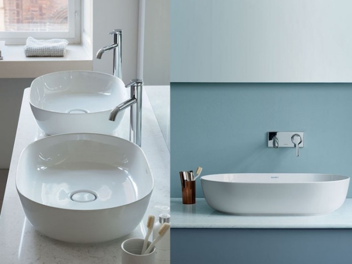 Duravit столешница для раковины кварцевый камень структурный, luv, lu9468l1717