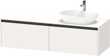 Duravit тумба подвесная под раковину справа 550 мм х 1600 мм х 459 мм, ketho.2, k24889r84840000 цвет: белый суперматовый
